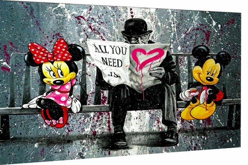 Pop art micky maus liebe - pop,