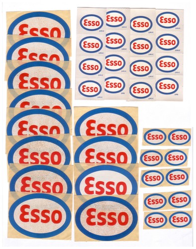 Esso petrol station logo - station,