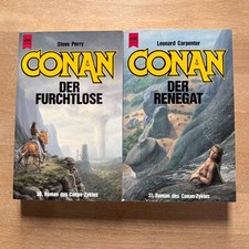 2x Conan Heyne Steve Perry Der Furchtlose Leonard Carpenter, Rengat, Bd. 30 + 31