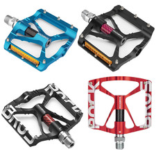 ROCKBROS Fahrradpedale Pedal 9/16" Aluminium Alu Flach Plattform MTB Pedale