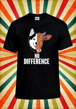 No Difference Cow Dog Vegan Cool Herren Damen Trägershirt Tank Top Unisex T-Shirt 2481