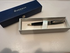 Waterman Paris Kugelschreiber Schwarz-Gold mit Box