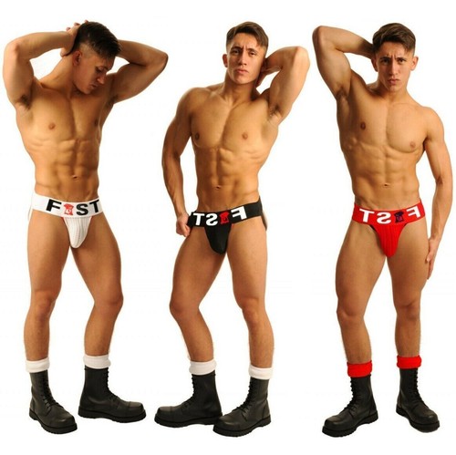 Mens underwear fist logo jock - underwear,