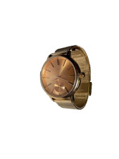 Armbanduhr Edelstahl Gehäuse Roseegold Mineralglas