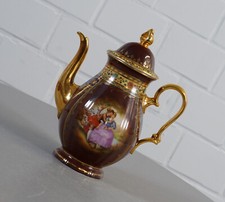 JWK Carlsbad Porzellan Kaffeekanne Kanne Mokkakanne Art Deco 1930er Jahre RAR