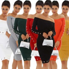 Damen Strickkleid Carmen