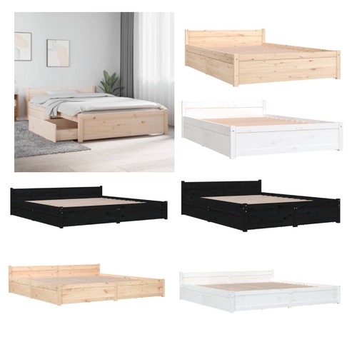 Bett holzbett massivholzbett - bett,