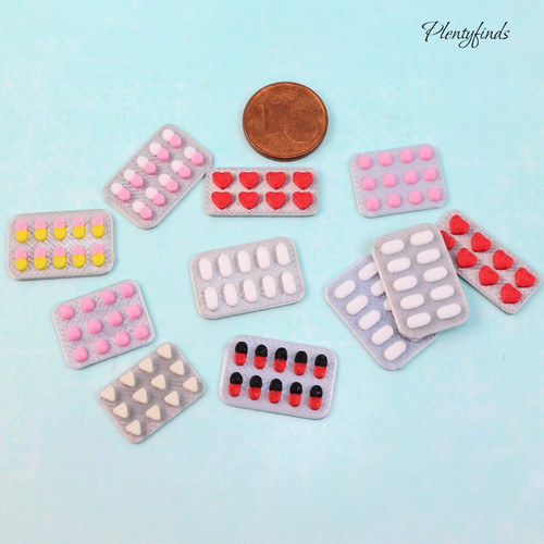 Miniatur tabletten pillen - miniatur,