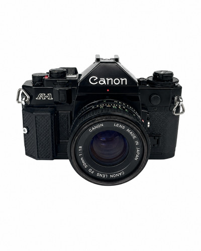 Canon 35mm analogkamera - a-1, +
