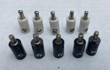 10x Modelleisenbahn Stecker Bananenstecker 2,6mm