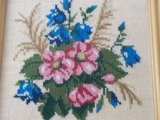 Gobelin Bild echte Handarbeit Neuwertig