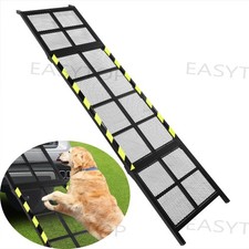 Auto Hunderampe klappbar Alu Hundetreppe 188 x 50 cm Rutschfest max 100 kg Neu