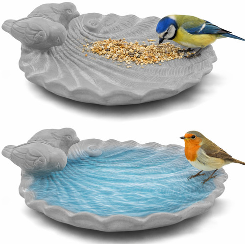 2er set vogeltränke - vogel, bad