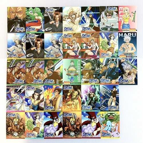 Rave master card set weekly - rave,