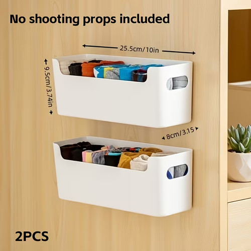 2er set wand - organizer, weiß