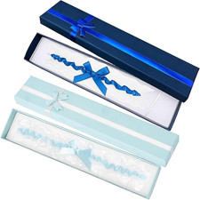 2 Stück Strumpfband Blau