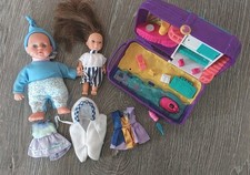 Set 8 Teile 2x Mini Puppe 11