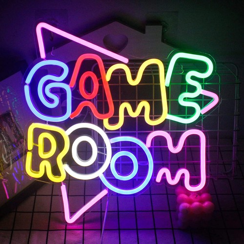 Game room led neon - led, sign