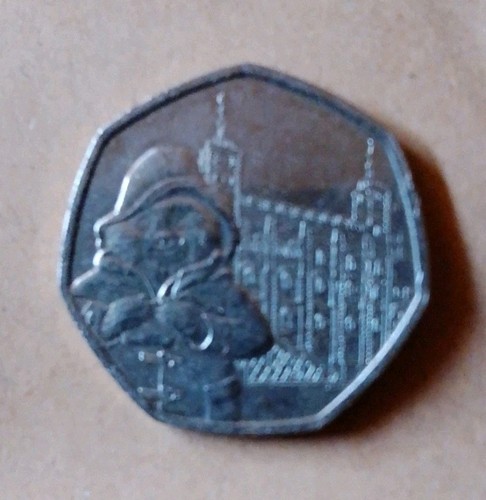 Paddington bear 50p - bear,