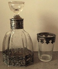 Kristallflasche Flacon Gravur