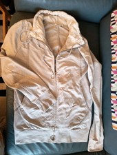 JOOP! Sweater Damen Sweatpullover Sweatjacke Hellgrau Gr. 38 