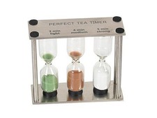 Tee-Sanduhr / Tea-Timer Edelstahl Perfect Tea Timer - für  3, 4 und 5 Minuten