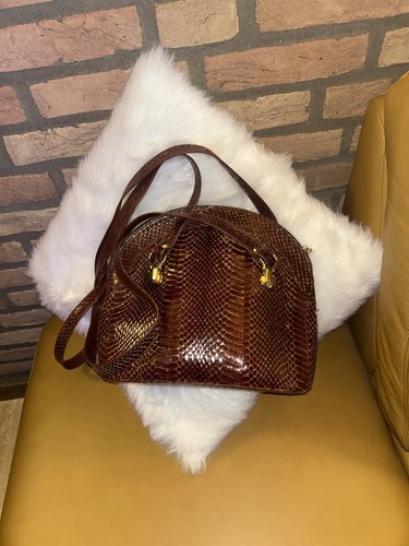 Schlangenleder handtasche - schlangenleder,