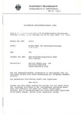 original ABE für BCW 7JJ x 15 Felgen - KBA 41613 - PENTA Mercedes - selten