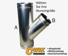 Schlauchabzweig 45°