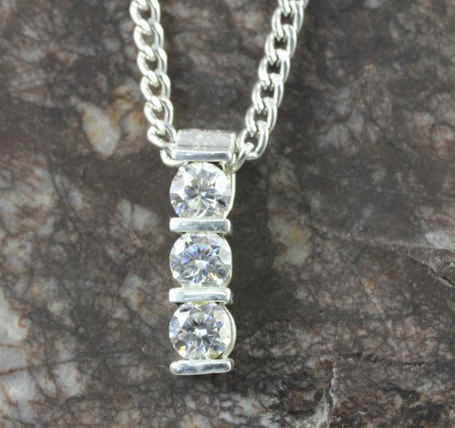 Weiß diamant solitär - 3.32,