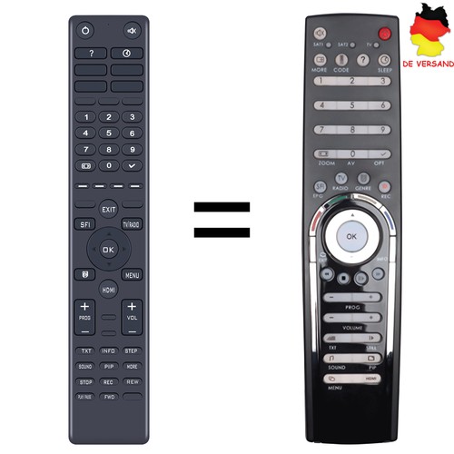 Ersatz fernbedienung für - ersatz-fernbedienung,