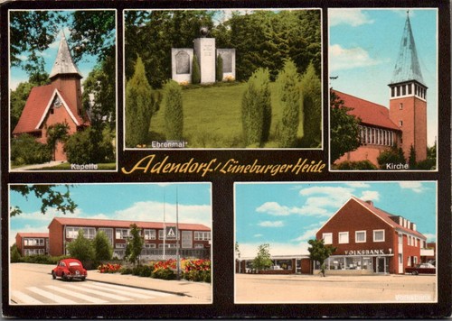 Adendorf lüneburger - ak, adendorf,