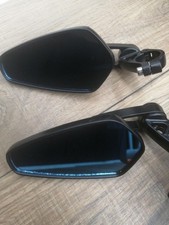 7/8 Zoll 22 mm ovale Motorrad-Lenker-Rückspiegel, CNC-Billet-Aluminium,