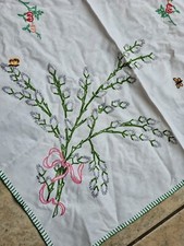 altes Tischtuch 50er