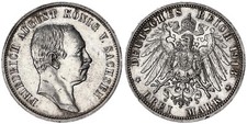 Kaiserreich-Sachsen 3 Mark