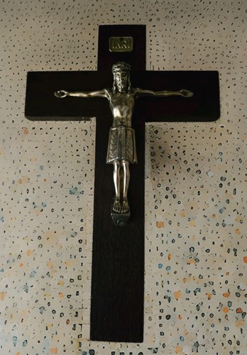 Vintage wandkreuz kruzifix - vintage,