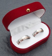 1 Paar Freundschaftsringe Treueringe Verlobungsringe Eheringe Trauringe Etui #4