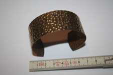 Bronze Armreif Damen ca. 2,8 cm breit ca. 6,5 cm Durchmesser Vintage