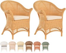 Set/2 Rattansessel Landhaus