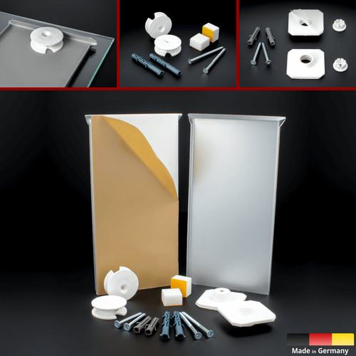 Spiegelaufhängung set 6qm - spiegelaufhängung,