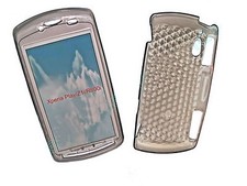 Silikon TPU Handy Hülle Cover Case Schutz in Smoke für Sony Ericsson Xperia Play