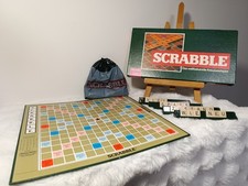 SCRABBLE Spear-Spiel Holz Buchstaben - Alte Edition Nr. 26022 I komplett