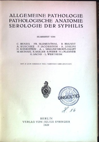 Allgemeine pathologie - allgemeine,