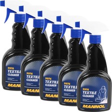 5x 500mL MANNOL TEXTILE CLEANER SITZ& POLSTER REINIGER SITZE FUßMATTEN REINIGUNG