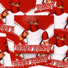 100x Stuttgart Aufkleber/
