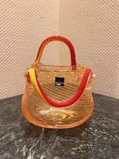 Leonardo Glasvase-Handgefertigt – Orange-Rot-Gelb – Mundgeblasenes Designerstück