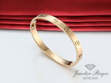 Cartier Armreif Love Roségold 750 Größe 17 2011 Gold Herren Armband