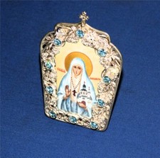 Staatsgeschenk Russland Madonna Ikone 925er Großfürstin Elisabeth Feodorowna