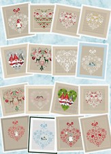 Farbiges Kreuzstichmuster als