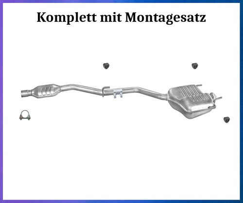Auspuffanlage für mercedes - für,